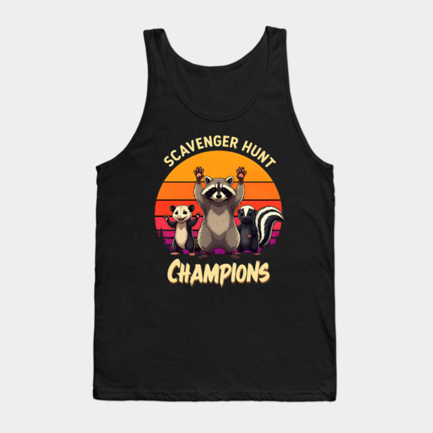 Scavenger Hunt Champions Tank Top by Silly Me Studio