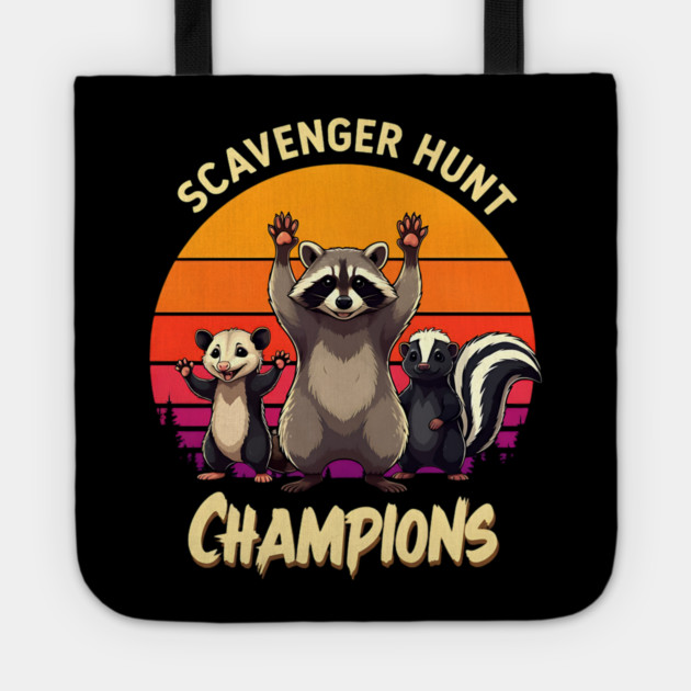 Scavenger Hunt Champions Tote by Silly Me Studio