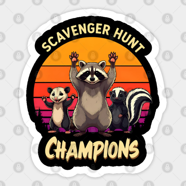 Scavenger Hunt Champions Sticker by Silly Me Studio