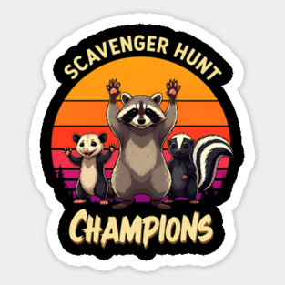 Scavenger Hunt Champions Magnet