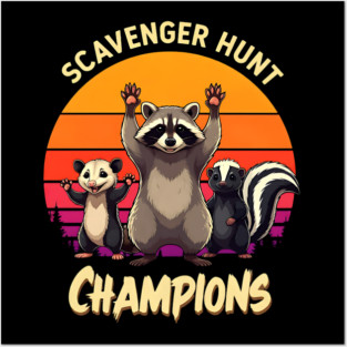 Scavenger Hunt Champions Posters and Art