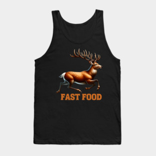 Deer Fast Food Tank Top
