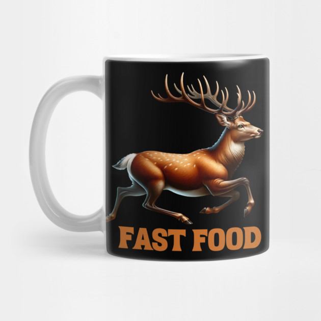 Deer Fast Food by Silly Me Studio