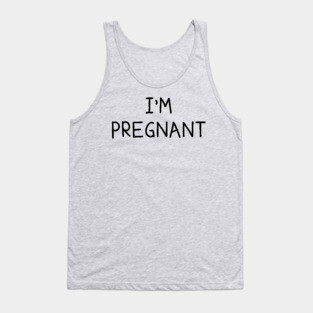 I'm Pregnant Couple's Shirt Tank Top
