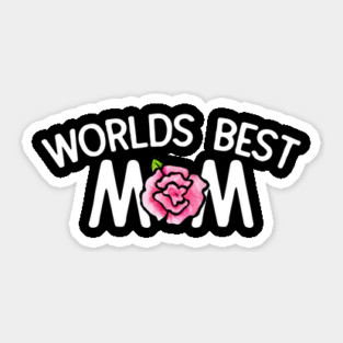 Worlds best mom Sticker