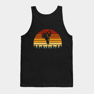 Vintage Sunset Motocross Gift For Bikers and Motocross Racers Tank Top