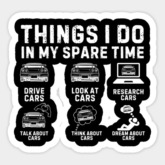 Funny Car Lover Enthusiast Sticker by The WYLD Tribe