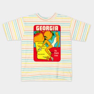 1940s Georgia, The Peach State Kids T-Shirt