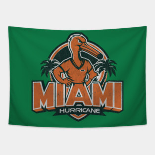 Miami Hurricanes Sebastian Tapestry