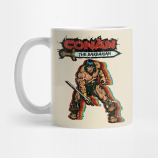 Retro Vintage Conan The Barbarian Mug
