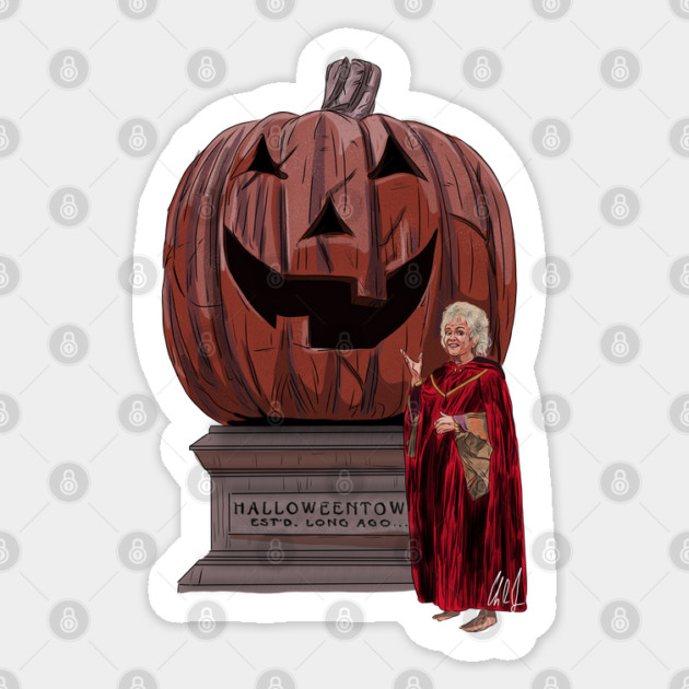 Halloweentown: Welcome Sticker by 51Deesigns