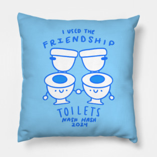 Friendship Toilets Pillow