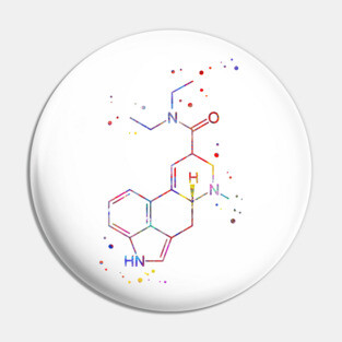 LSD molecule Pin