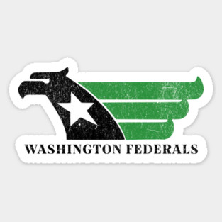 Defunct Football Team Washington Federals USFL Magnet