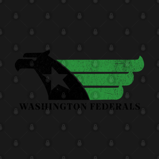 Defunct Football Team Washington Federals USFL by Yesteeyear