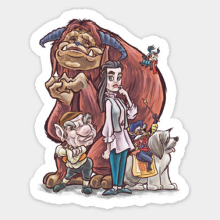 Ludo and gang Sticker