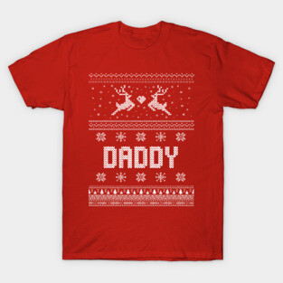 Ugly Christmas Pajamas Daddy T-Shirt