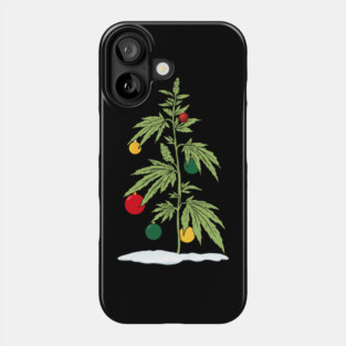 Bob Marly Weed Christmas tree Phone Case