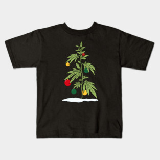 Bob Marly Weed Christmas tree Kids T-Shirt