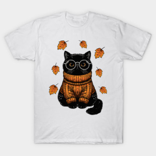 Sweater Weather Kitty #12 T-Shirt