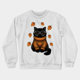 Sweater Weather Kitty #12 Crewneck Sweatshirt