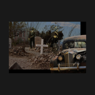 Haunted Graveyard in Tombstone T-Shirt