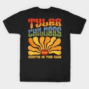 Tyler Childers 2023 Groovy Retro Back Print T-Shirt