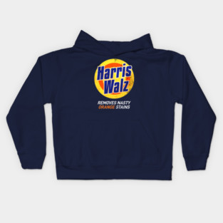 Harris Walz, Removes Nasty Orange Stains Kids Hoodie