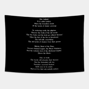 Dark Souls 3 - Opening Dialogue Tapestry