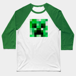 Minecraft - Creeper Baseball T-Shirt