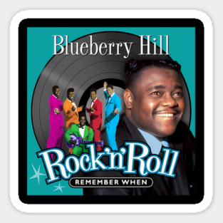 Remember When Rock 'N' Roll Blueberry Hill Sticker