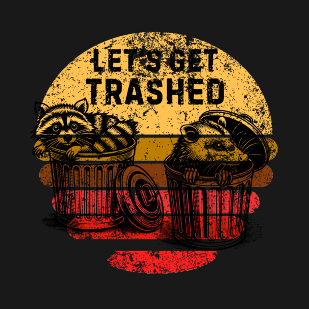 Raccoon Possum Trash by The WYLD Tribe