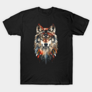 Native American Wolf T-Shirt