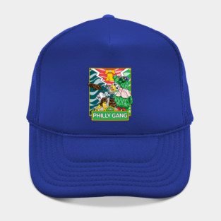 Philly Phanatic X Philly Swoop - Philly Gang 1682 - Philly Mascots Cartoon Hat