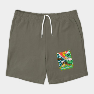 Philly Phanatic X Philly Swoop - Philly Gang 1682 - Philly Mascots Cartoon Shorts