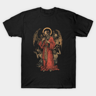 Demon Saint, Devil, Satan, Evil Religious T-Shirt