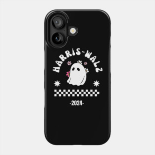 Harris Walz 2024 Halloween Ghost Phone Case