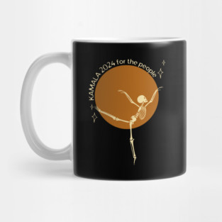 Kamala Harris 2024 Skeleton Halloween Mug