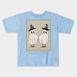 Vintage Kamala Harris 2024 Halloween Kids T-Shirt