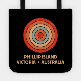 Australian surf design Back and and Front print Tote