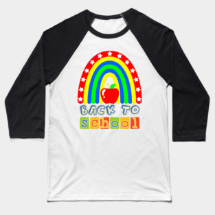 Back To School Rainbow Baseball T-Shirt
