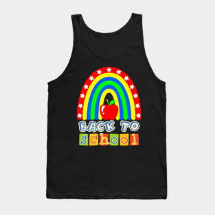 Back To School Rainbow Tank Top