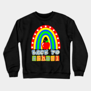 Back To School Rainbow Crewneck Sweatshirt