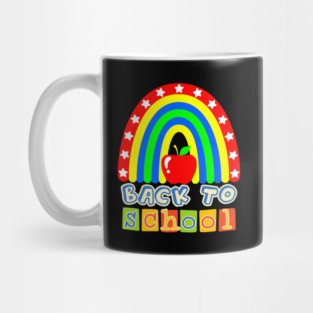 Back To School Rainbow Mug