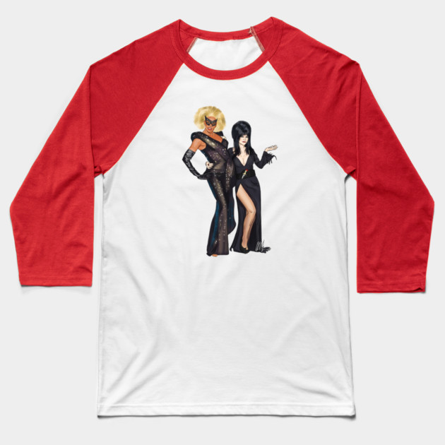 Rupaul's Mistress of the Dark Baseball T-Shirt by 51Deesigns