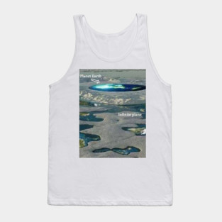 Flat Earth World Tank Top