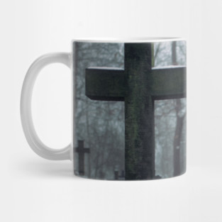 RIP Cemetery Grave Headstones Mug