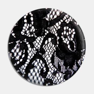 Black Lace Pin