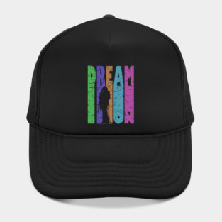 Dream On - Retro Typographic Design - Rock and Roll Hat