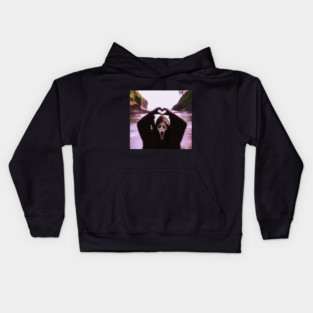 Ghostface with love Kids Hoodie